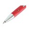 Universal 0.7 mm. Medium Comfort Grip Retractable Gel Pen - Red Ink, Gray/Red/Silver Barrel (1-Dozen)